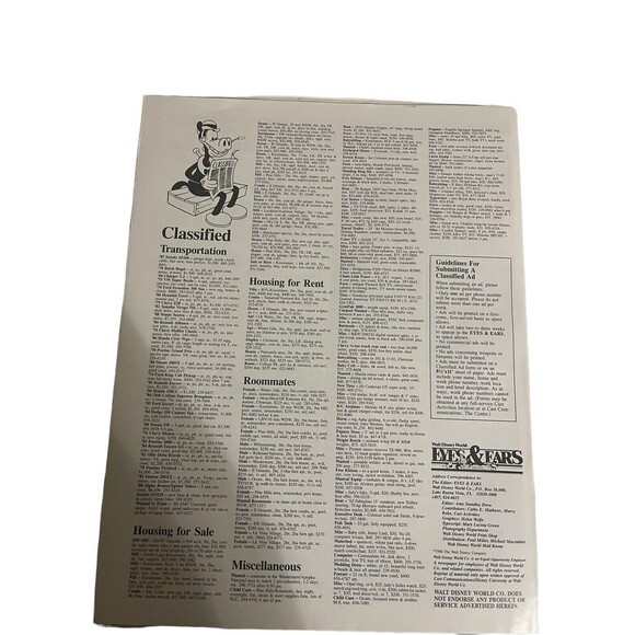 Disney Eyes & Ears 1987 Vol 17# 52/16 1988 Vol 18 #13/46 Mickey Mouse 60th Bday - Picture 6 of 16